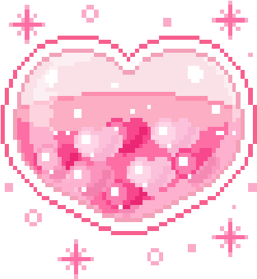 -alex 🎀 - Kawaii Heart Gif (450x500)