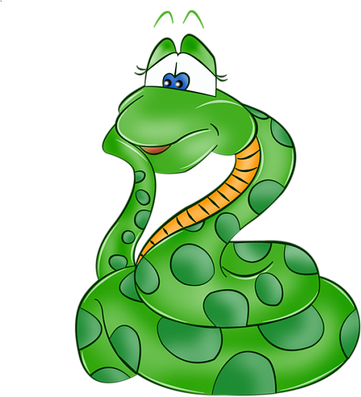 Cartoon Snake Clipart Zoo Safari Jungle Rainforest - Begin With Letter S (591x600)