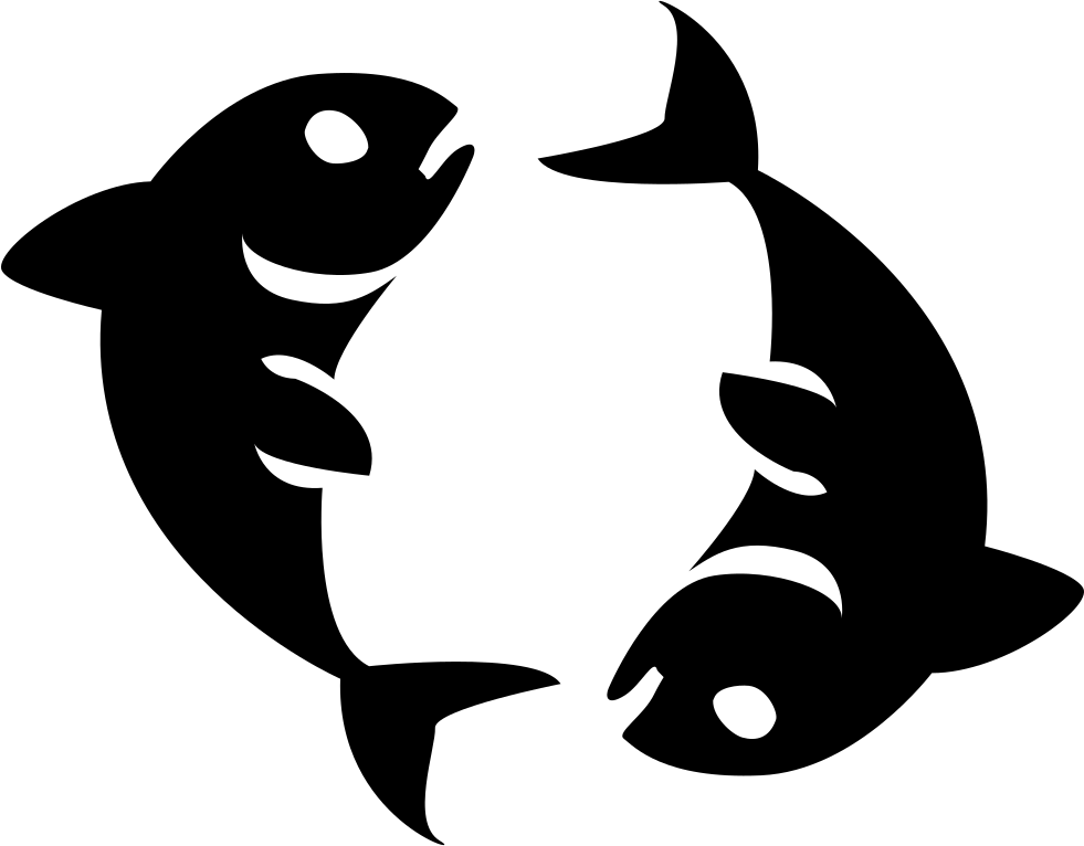 Pisces Png - Pisces Sign Svg (981x766)
