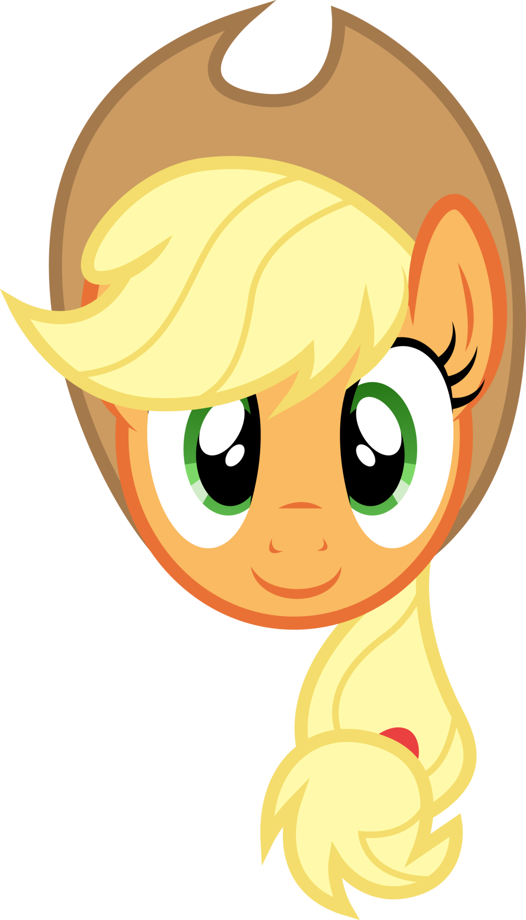 Applejack Face By Paulysentry On Deviantart - My Little Pony Faces (1024x1792)
