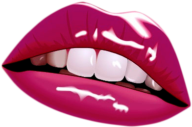 Lips Icon - Icon (395x442)