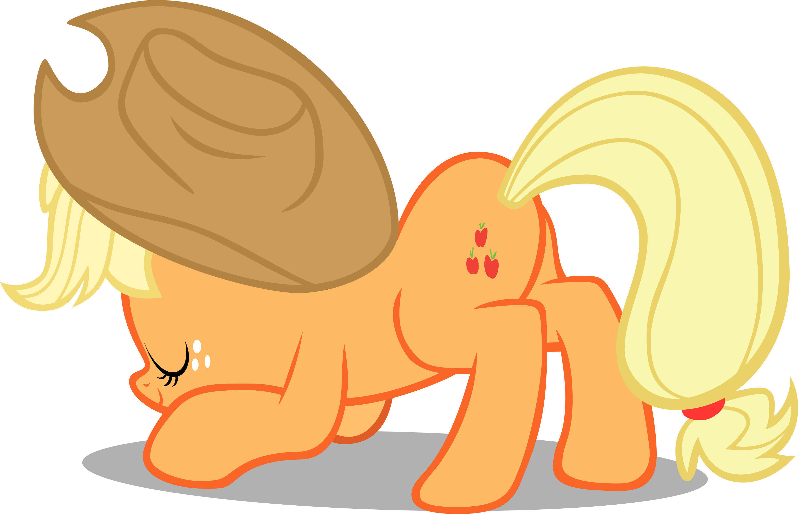 Mlp Applejack Bowing (3140x2025)