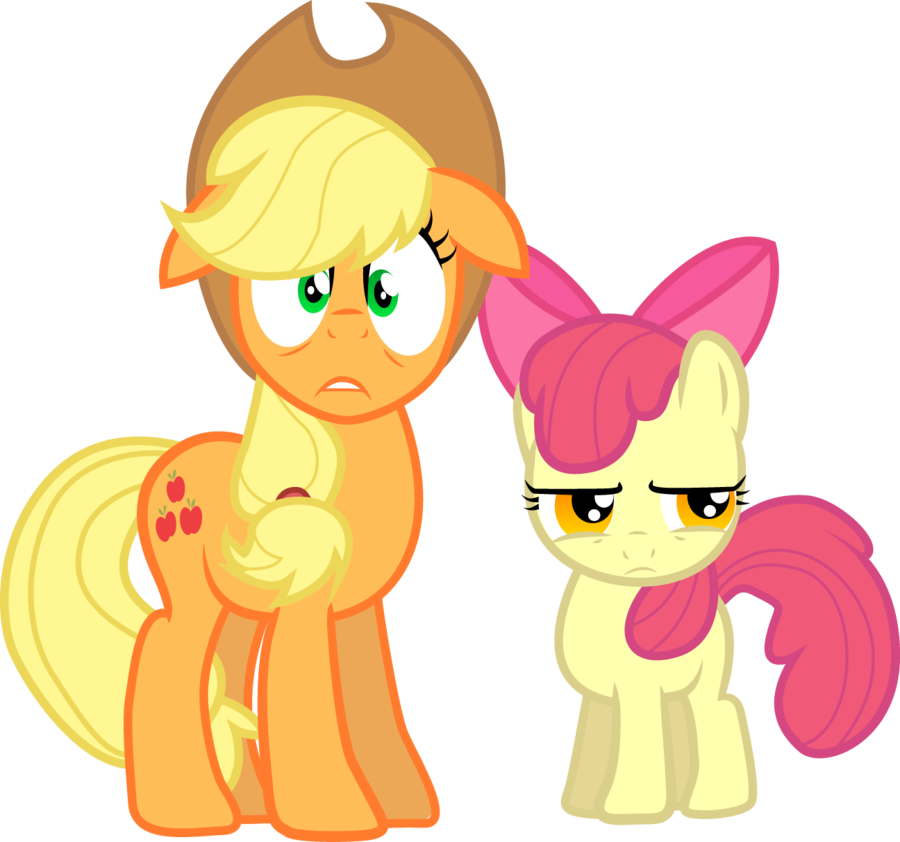 Applejack And Applebloom By Tertonda - My Little Pony Applejack And Applebloom (900x842)