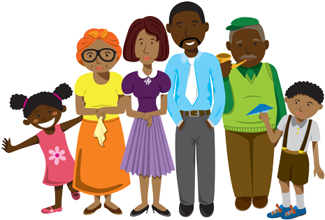 Mexican Cartoon Family Portrait Download - Comparatives And Superlatives Family (500x338)