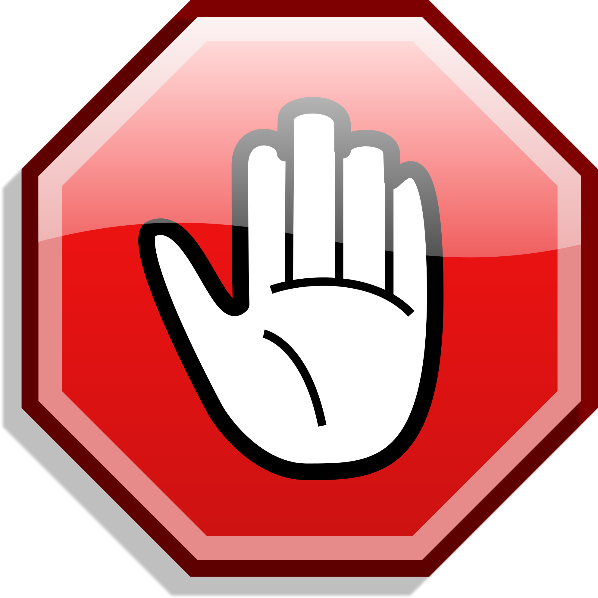 Stop Hand Red Png On Moviepedia Information Reviews - Stop Animated Gif (2000x2000)