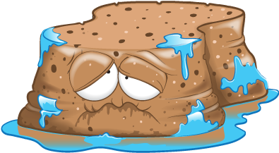 Scummy Sponge - Grossery Gang Scummy Sponge (412x406)