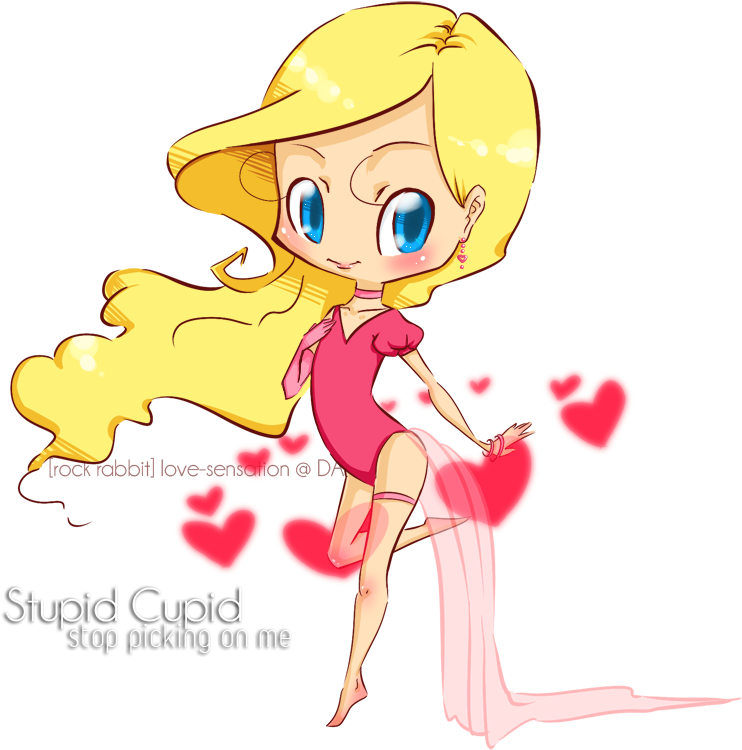 Stupid Cupid By Xusako - Cancer (750x1000)