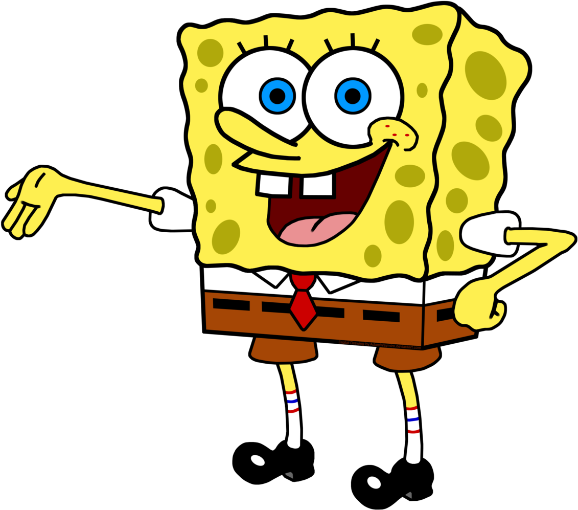 Spongebob Squarepants By Oo87adam On Deviantart - Spongebob Classic Lunch Napkin (1600x1067)