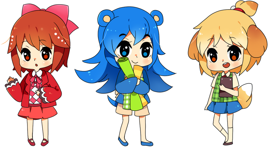 Isabelle Animal Crossing Gijinka - Animal Crossing Celeste Gijinka (950x520)