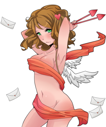 Cupid Mina By Sue-ee - Cartoon (400x444)