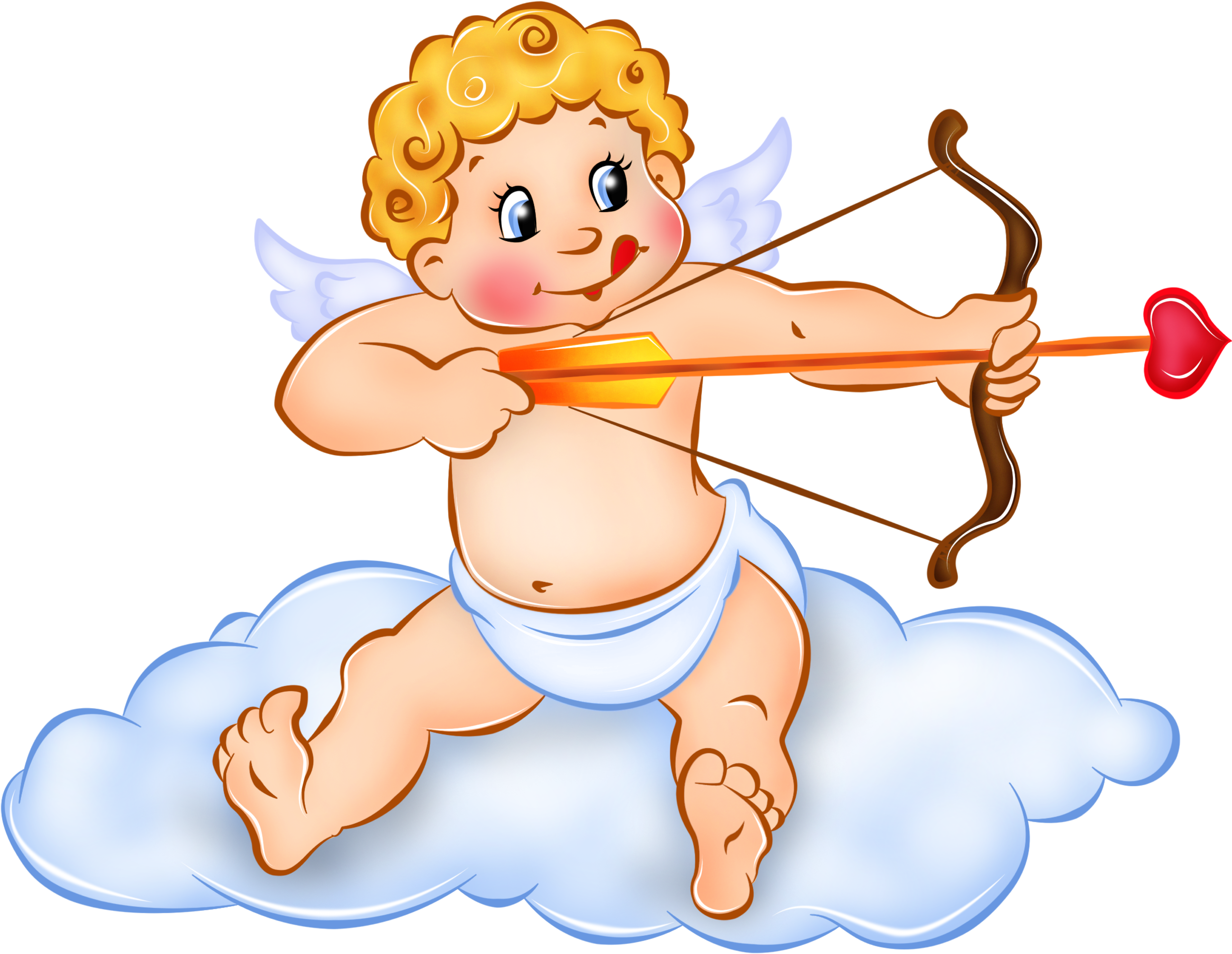 Cute Cupid Cliparts - Does Cupid Look Like (2743x2190)