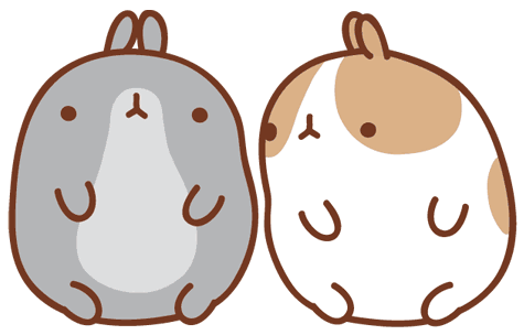 Images Search For The Word - Molang Gif Kiss (480x480)