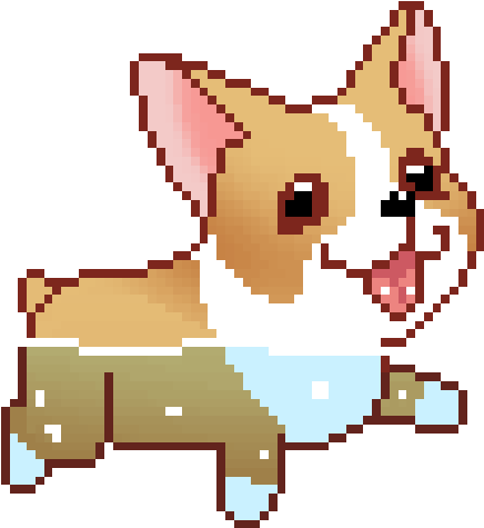 Doge - Cute Cartoon Dog Gifs (700x700)