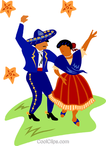 Traditional Clipart Mexican Dancer - Mexican Dancer Clipart Png (348x480)