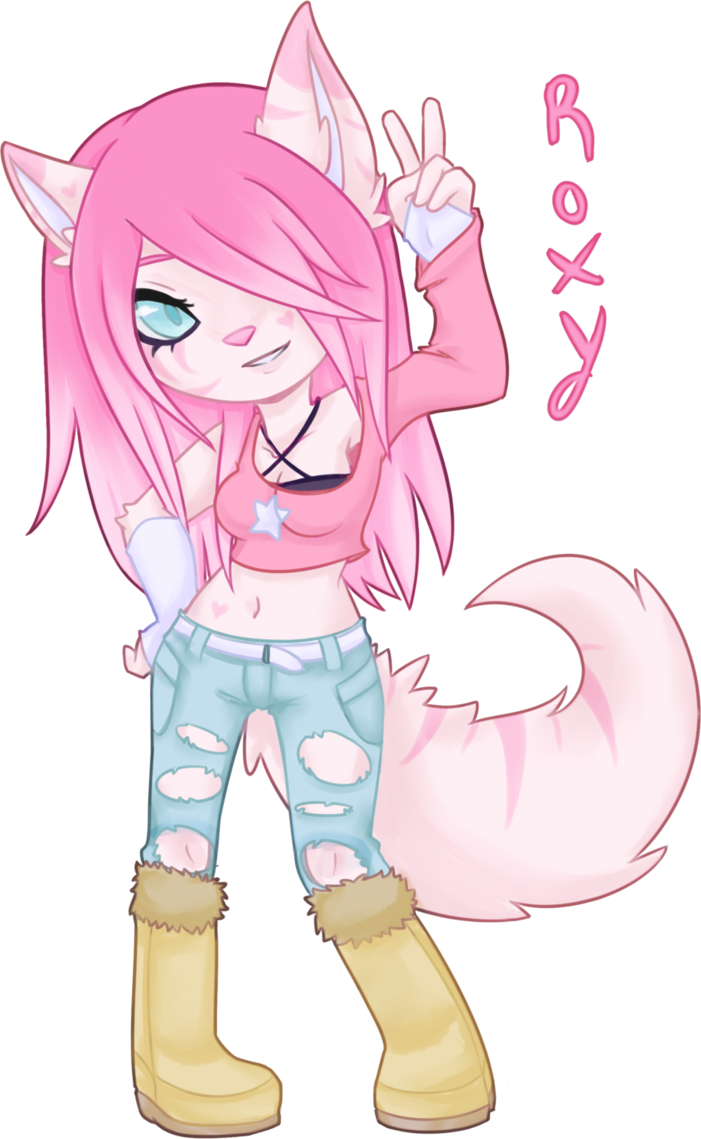 Roxy [cupid Wolf] By Kyttias - Gray Wolf (701x1139)
