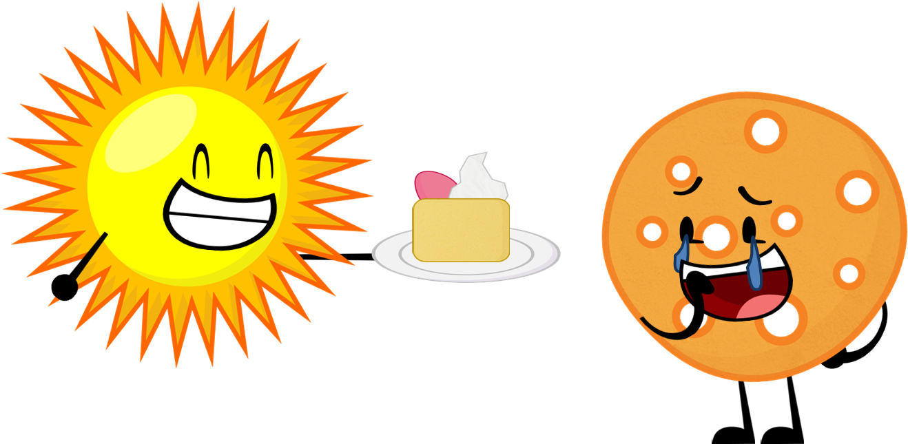 Sunny Giving Cracker A Sponge Cake - Free Shipping Worldwide Icon (1352x664)