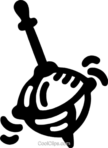 Spinning Top Royalty Free Vector Clip Art Illustration - Spinning Top Royalty Free Vector Clip Art Illustration (352x480)