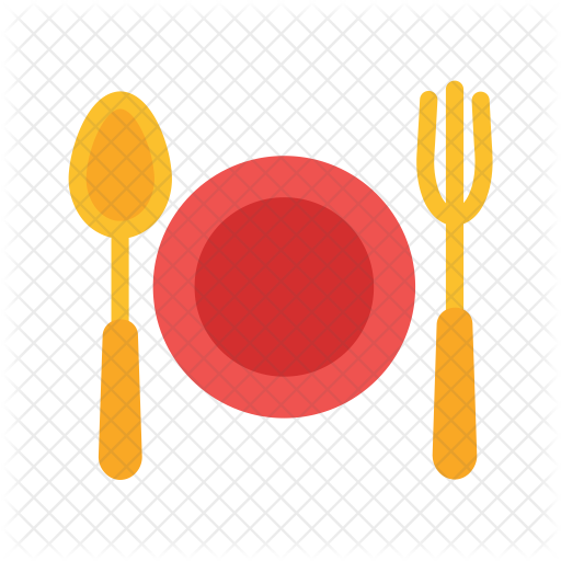 Plate Icon - Illustration (512x512)
