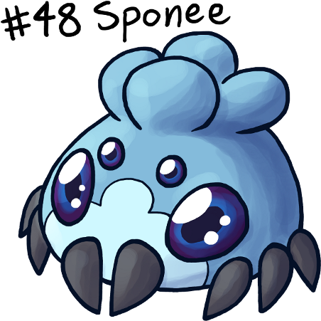 Gotta Popkas, Sponee Are Covered By A Bizarre Sponge-like - Cartoon (500x500)