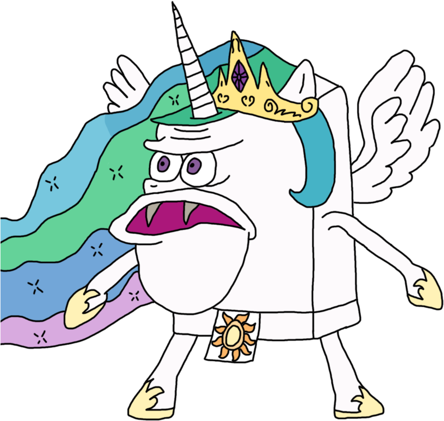 Supahdonarudo, Digital Art, Meme, Princess Celestia, - Spongebob Meme Transparent Background (886x901)