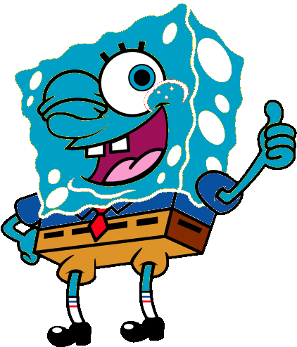 Sponge - Spongebob Squarepants (456x500)