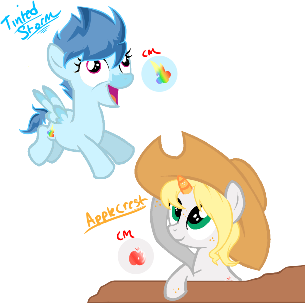 Scar-talon, Cutie Mark, Female, Filly, Freckles, Magical - Cartoon (1024x1024)