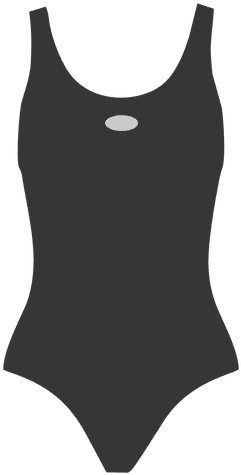 Black Ladies Swimsuit - Traje De Baño Png (512x512)