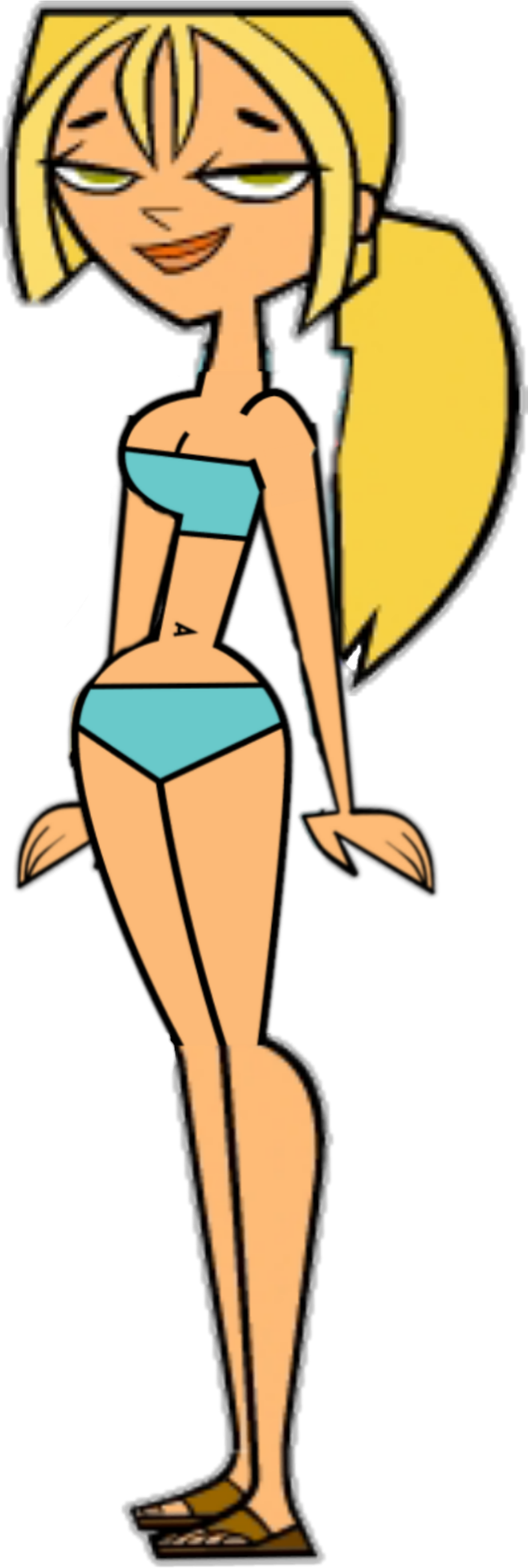 Bridgette Swimsuit - Bridgette Total Drama Island (706x2095)