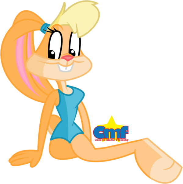Lola In Swimming Attire By Tiny Toons Fan By Bigmac1212 - Looney Tunes Show Lola Bunny Bikini (600x604)