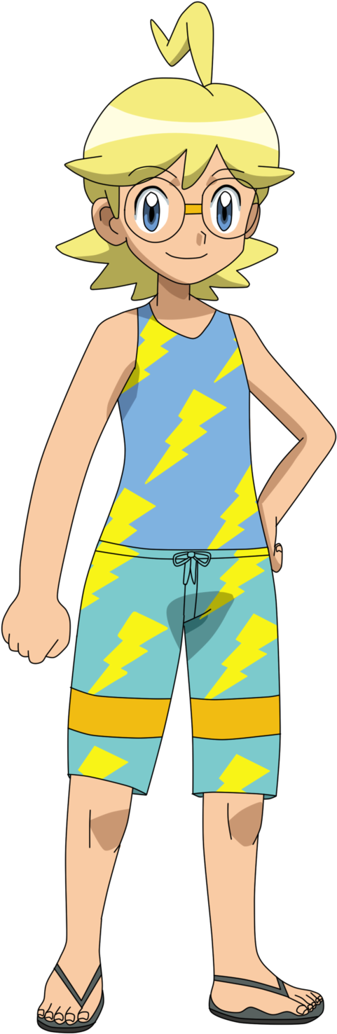 Pkmn Fan Artwork - Clemont (533x1500)