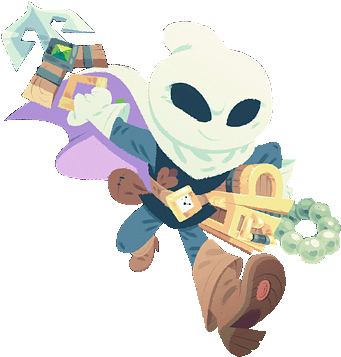 Flinthook Illustration - Flint Hook Main Character (356x356)