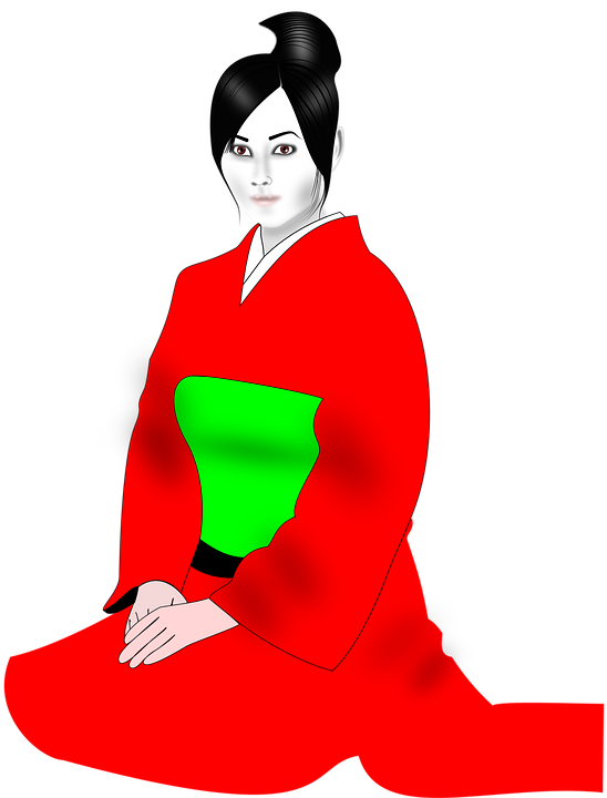 Woman Entertainer Cliparts 14, Buy Clip Art - Kimono (871x720)