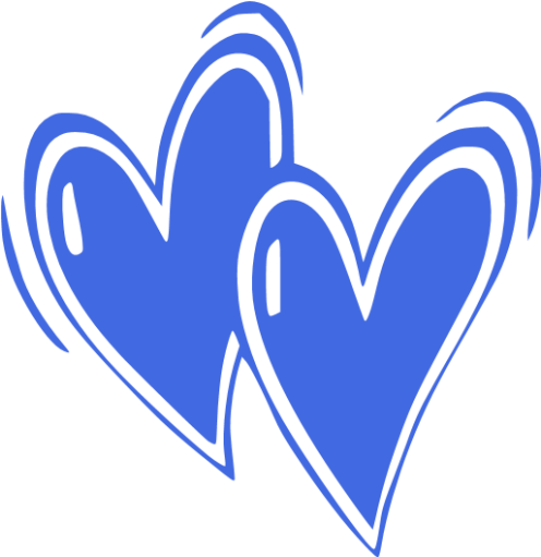 Heart Royal Blue (512x512)