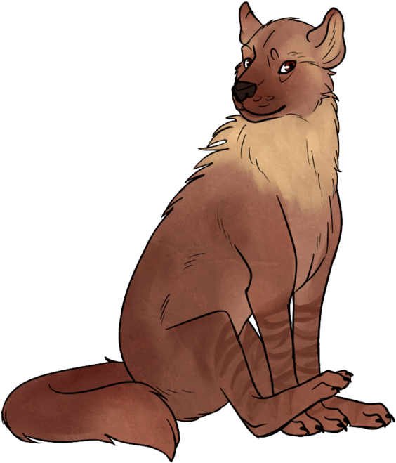 Brown Hyena By Kajuale - Puma (600x691)