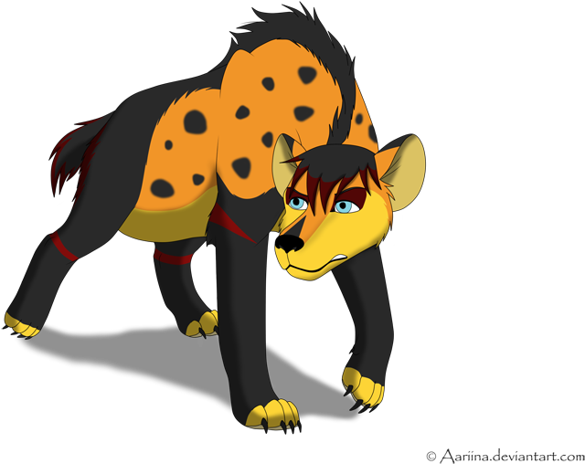 Okami Hyena By Aariina - Cartoon (764x627)