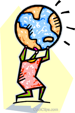 Weight Of The World On Shoulders Royalty Free Vector - 100 Fold Strength (319x480)