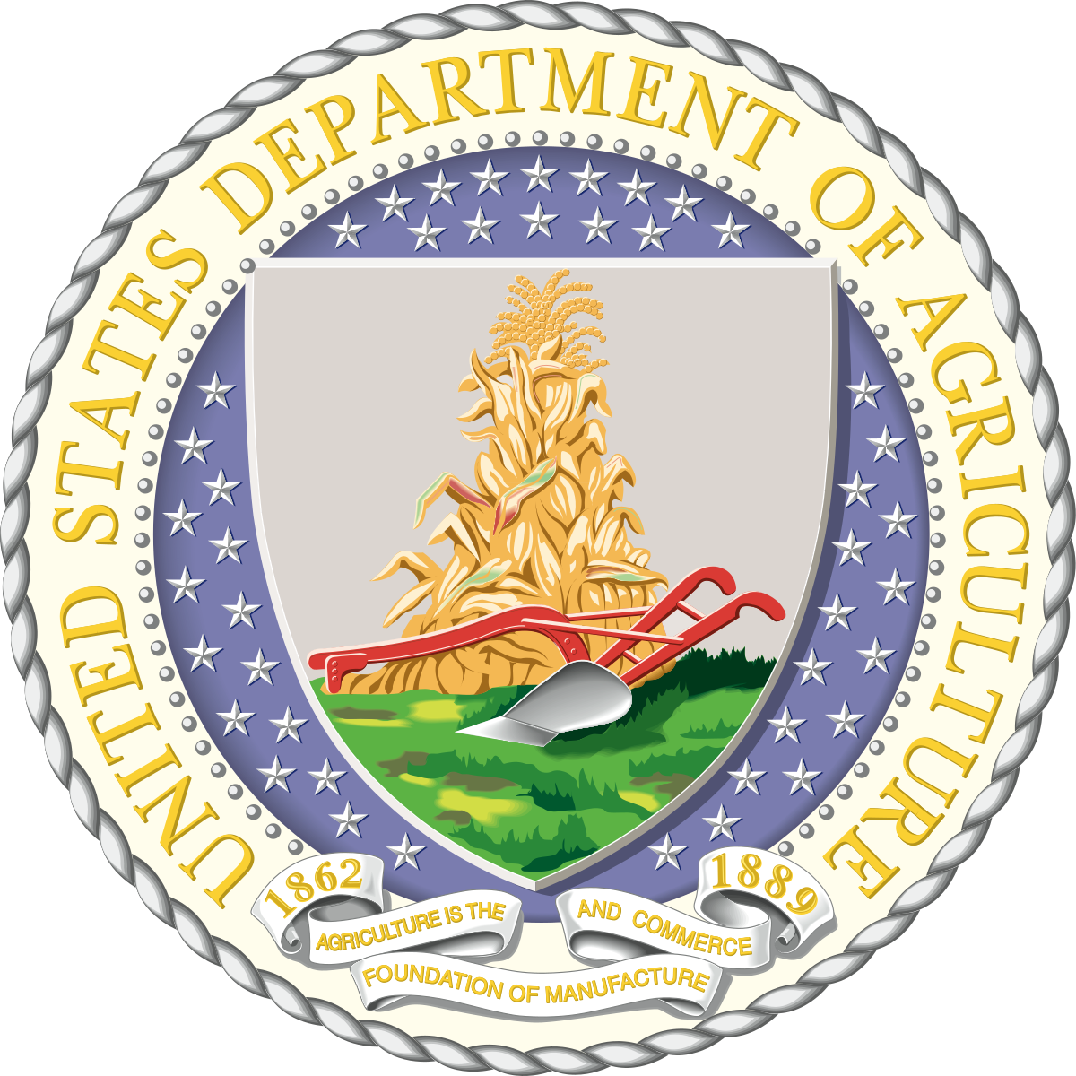 Department Of Agriculture Usda Logo - Us Dept Of Agriculture (1200x1200)