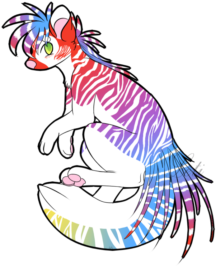 Sealion-striped Hyena Mix Adopt - Sealion-striped Hyena Mix Adopt (883x904)