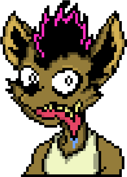 Rotten Hyena Boy - Cartoon (630x710)