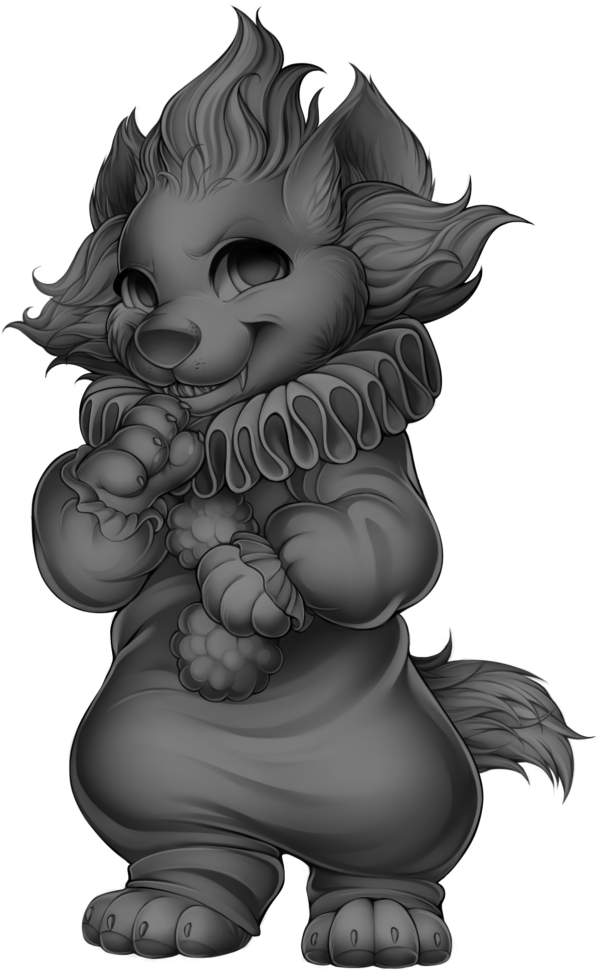 Hyena Clown Base - Hyena Clown Base (1300x1962)