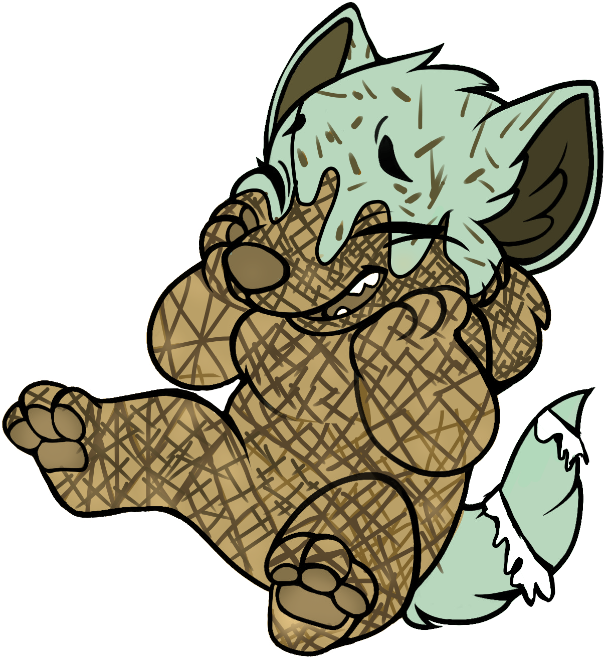 Mint Icecream Hyena - Mint Icecream Hyena (1350x1350)