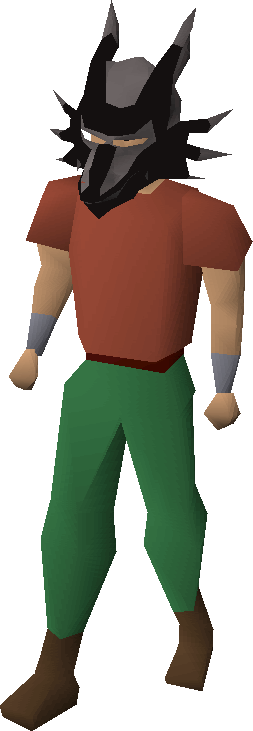 Black Dragon Mask - Amulet Of Fury Osrs (253x731)
