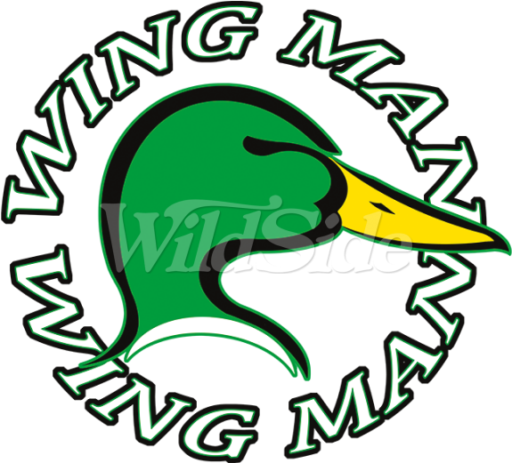 Wing Man Mallard Head - Wing Man Mallard Head (600x600)