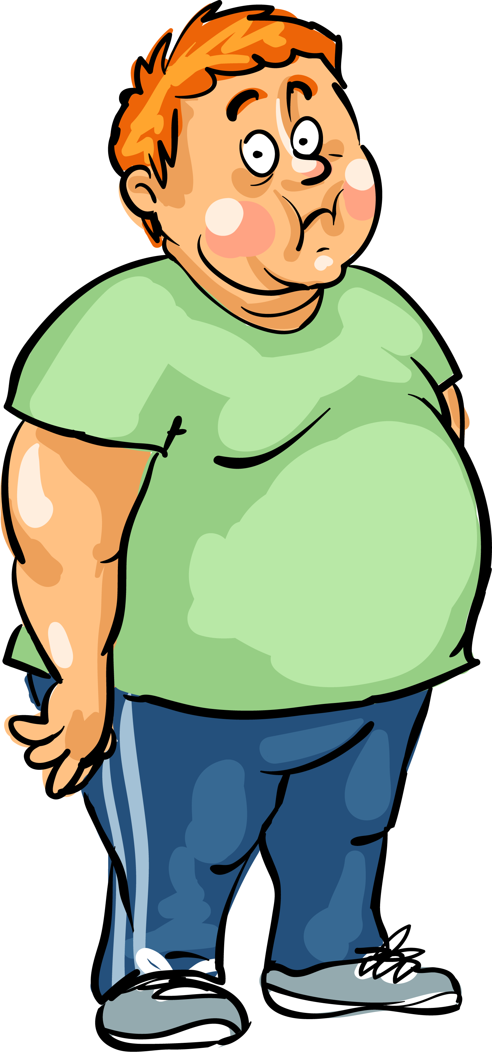Man Male Fat - Fat Man Png (1578x3381)