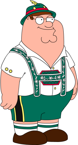 Lederhosen Peter - Peter Griffin German (263x482)