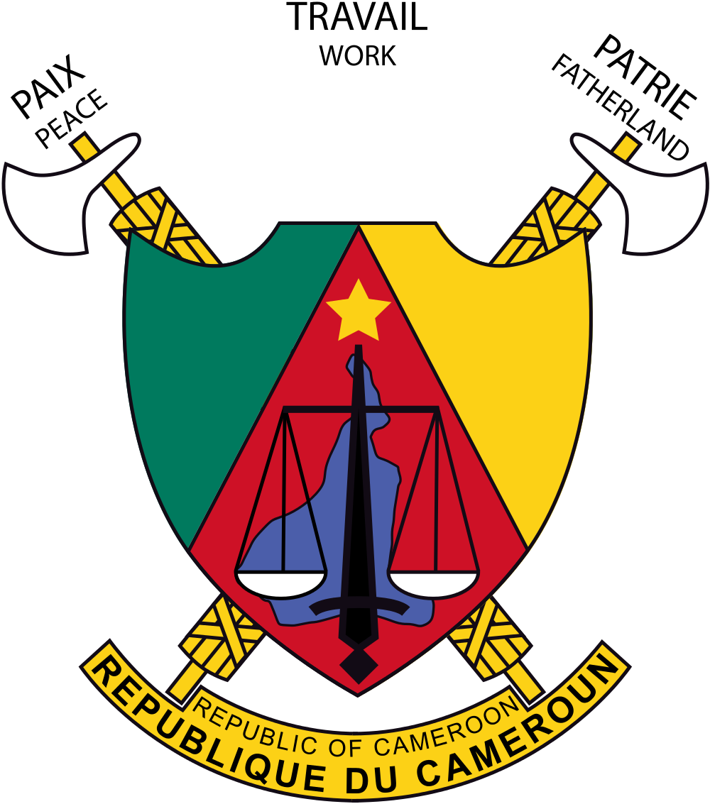 Embassy Of The Republic Of Cameroon - Cameroon Coat Of Arms (1000x1133)
