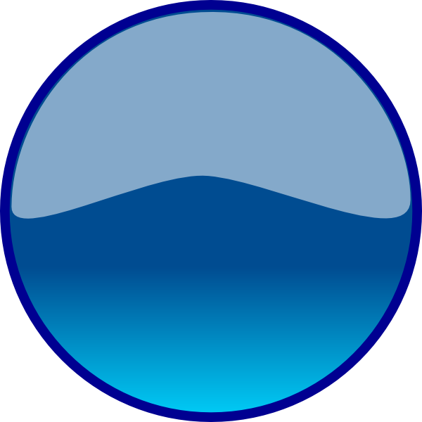 Blue Disk Clip Art At Clker - Circulo 3d Vector Png (600x600)