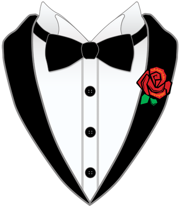 Tuxedo Clip Art 44ole7 Clipart - Suit And Tie Clip Art (498x415)
