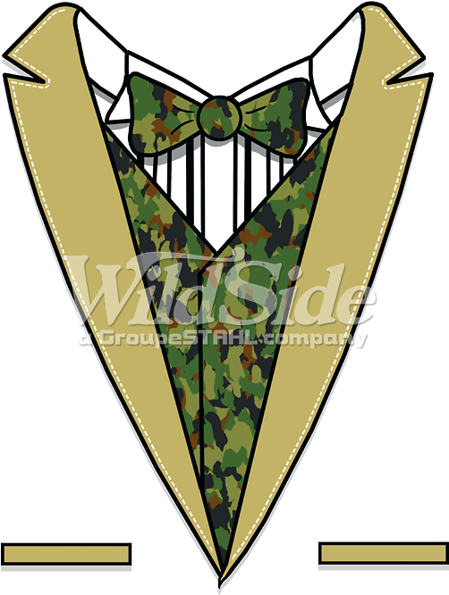 Camo Bow Tie & Vest Tuxedo - Artix Camouflaged Tuxedo Christmas Birthday Prom Party (675x675)