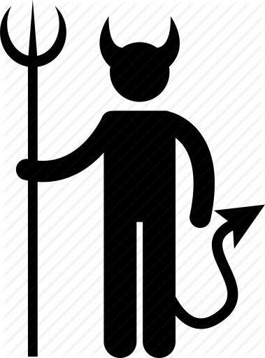 Hell Clipart Evil Man - Devil's Advocacy Decision Making (379x512)